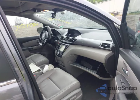 2014 Honda Odyssey Ex-L из США, поврежденный, VIN 5FNRL5H62EB040271